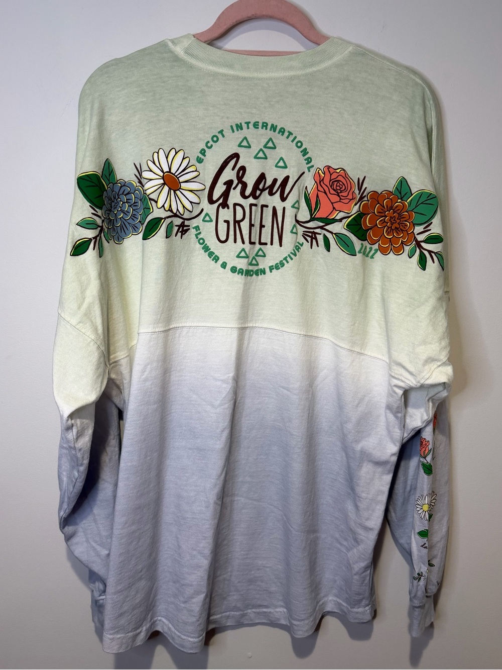 disney epcot flower and garden festival grow green spirit jersey size medium